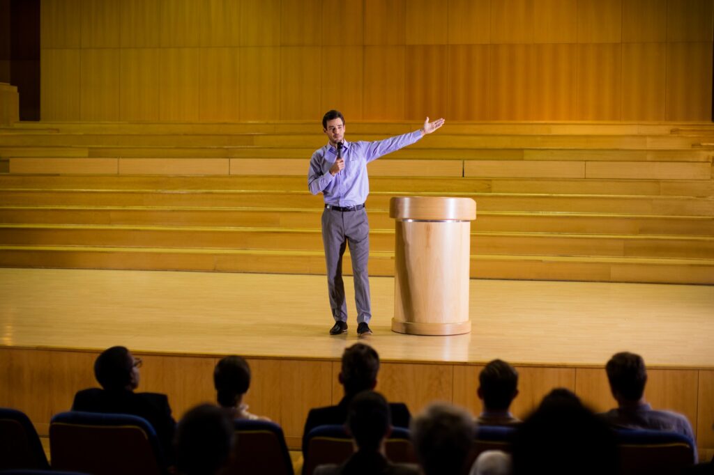 Public Speaking with Audience